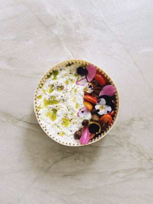 La Burrata à Partager Truffée, une création signée Tableaux Paris.