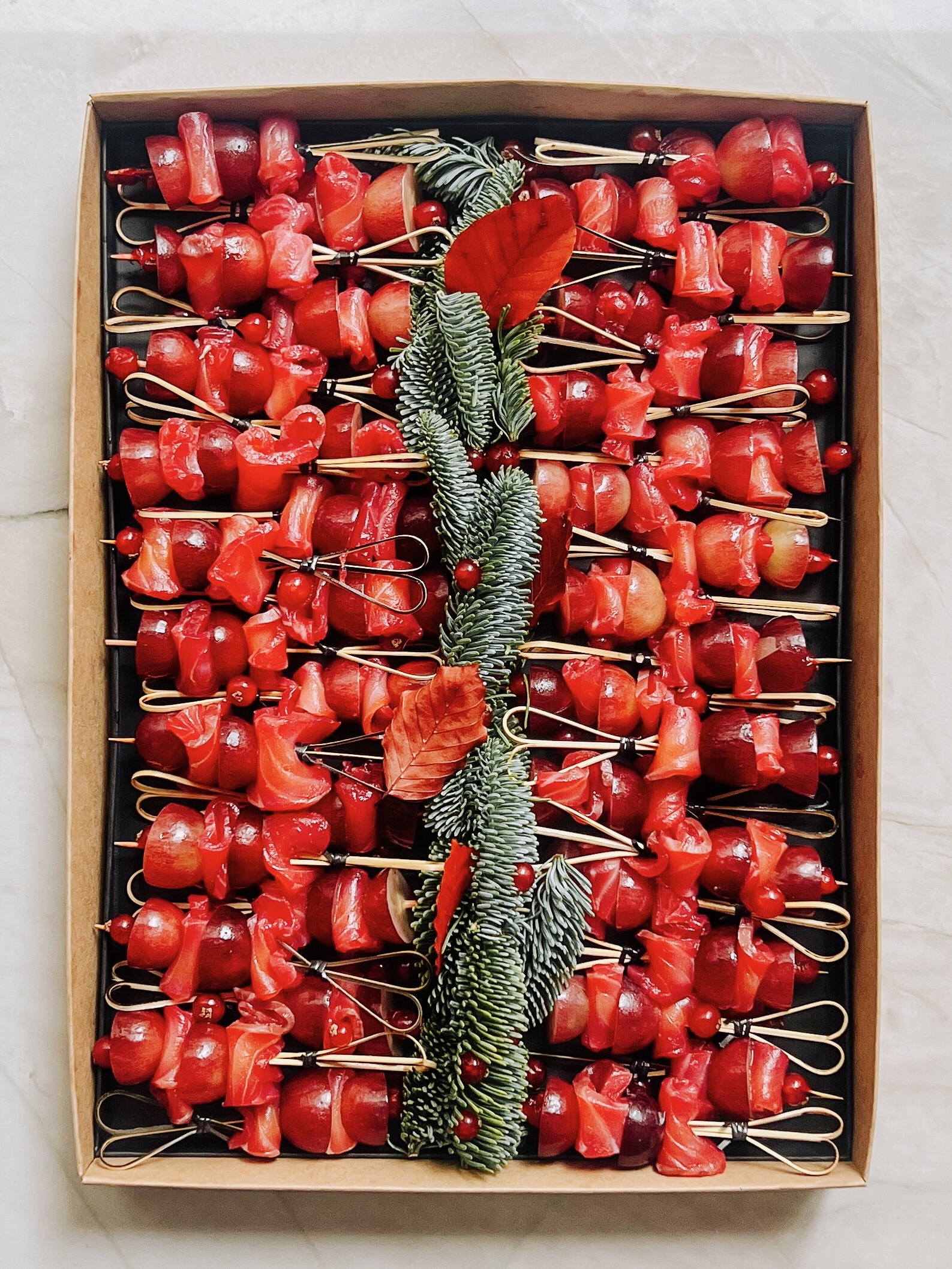 Le Grand Brochettes Gravlax, une création inédite signée Tableaux Paris.