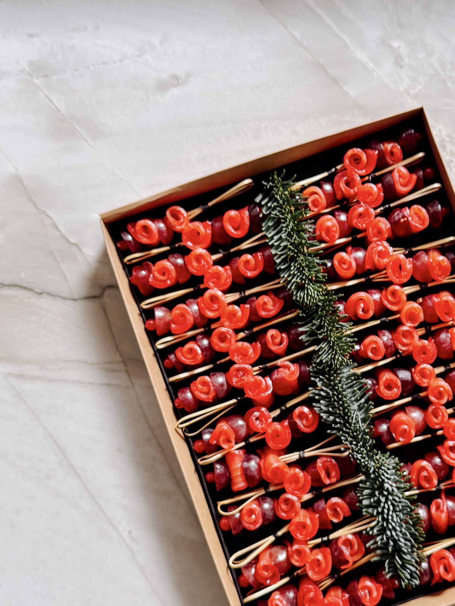 Le Grand Brochettes Gravlax, une création inédite signée Tableaux Paris.