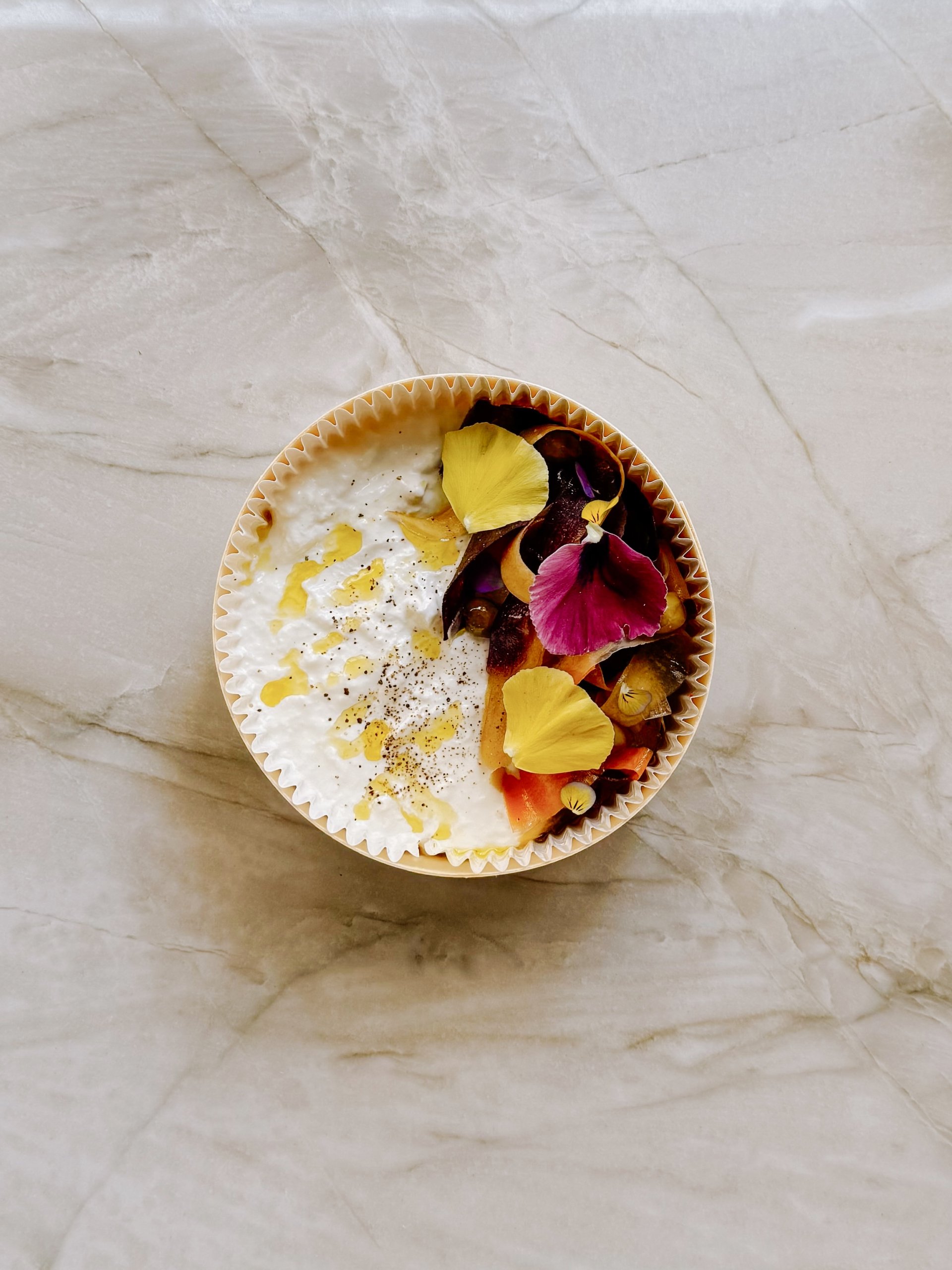 La Burrata à Partager, une création signée Tableaux Paris.